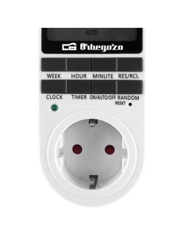 Programador de Enchufe Orbegozo PG 25/ Potencia Máxima 3680W