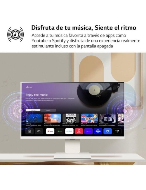 Smart Monitor LG MyView 32SR50F-W 31.5'/ Full HD/ Multimedia/ Smart TV/ Blanco