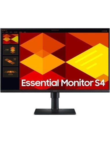 Monitor Profesional Samsung Essential Monitor S4 S27D400GAU/ 27'/ Full HD/ Regulable en altura/ Negro