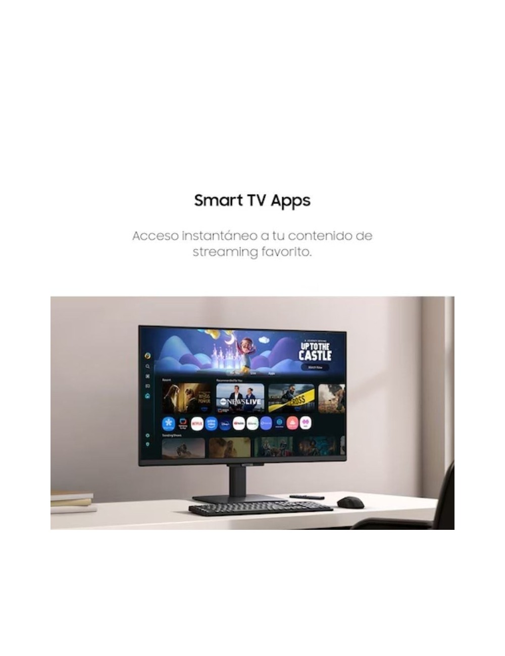 Smart Monitor Samsung M5 S27FM500EU 27'/ Full HD/ Multimedia/ Smart TV/ Negro