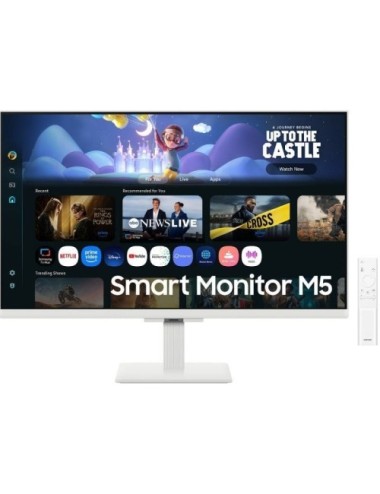Smart Monitor Samsung M5 S27FM501EU 27'/ Full HD/ Multimedia/ Smart TV/ Blanco