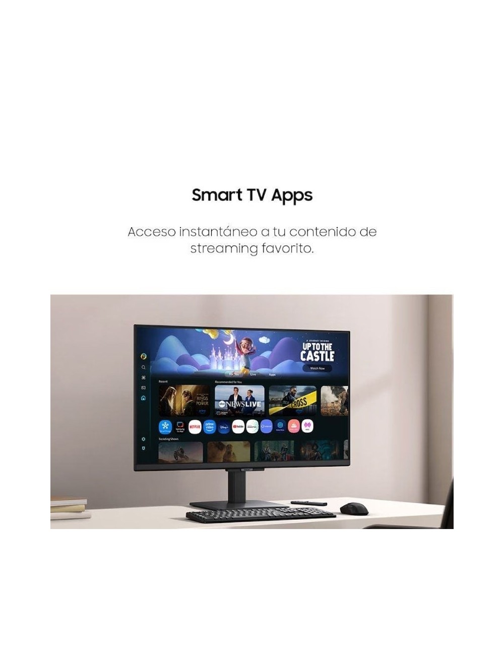 Smart Monitor Samsung M5 S32FM500EU 32'/ Full HD/ Smart TV/ Multimedia/ Negro