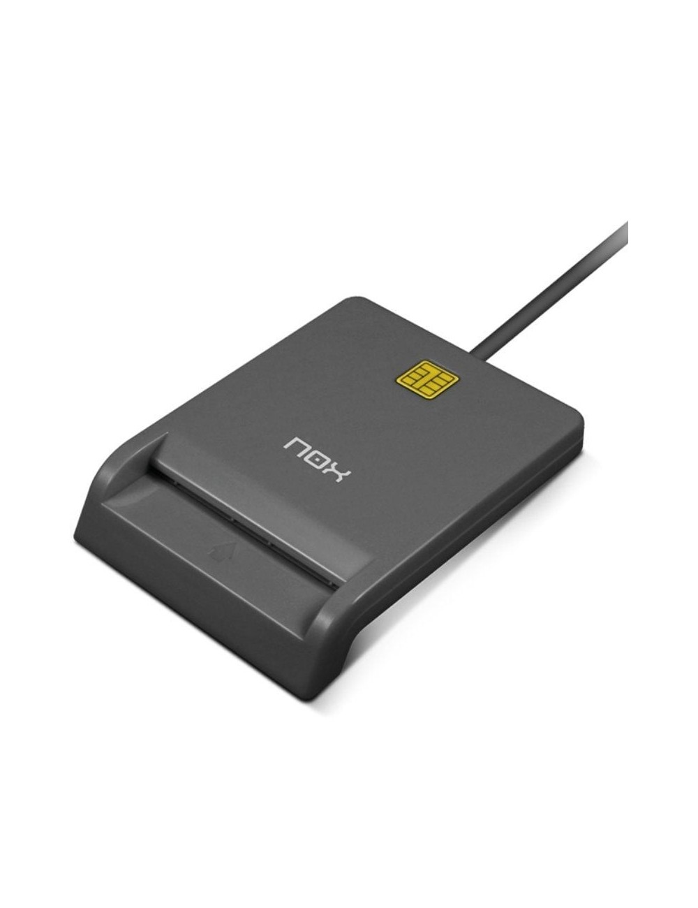 Lector de DNI y Tarjetas Nox Card ID/ USB 2.0/ Negro
