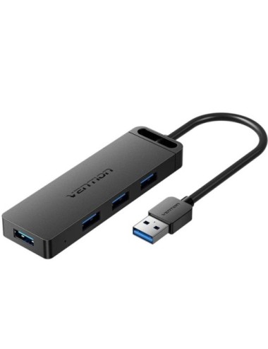 Hub USB 3.0 Vention CHLBF-SCB2/ 4xUSB/ 1xUSB Tipo-C PD
