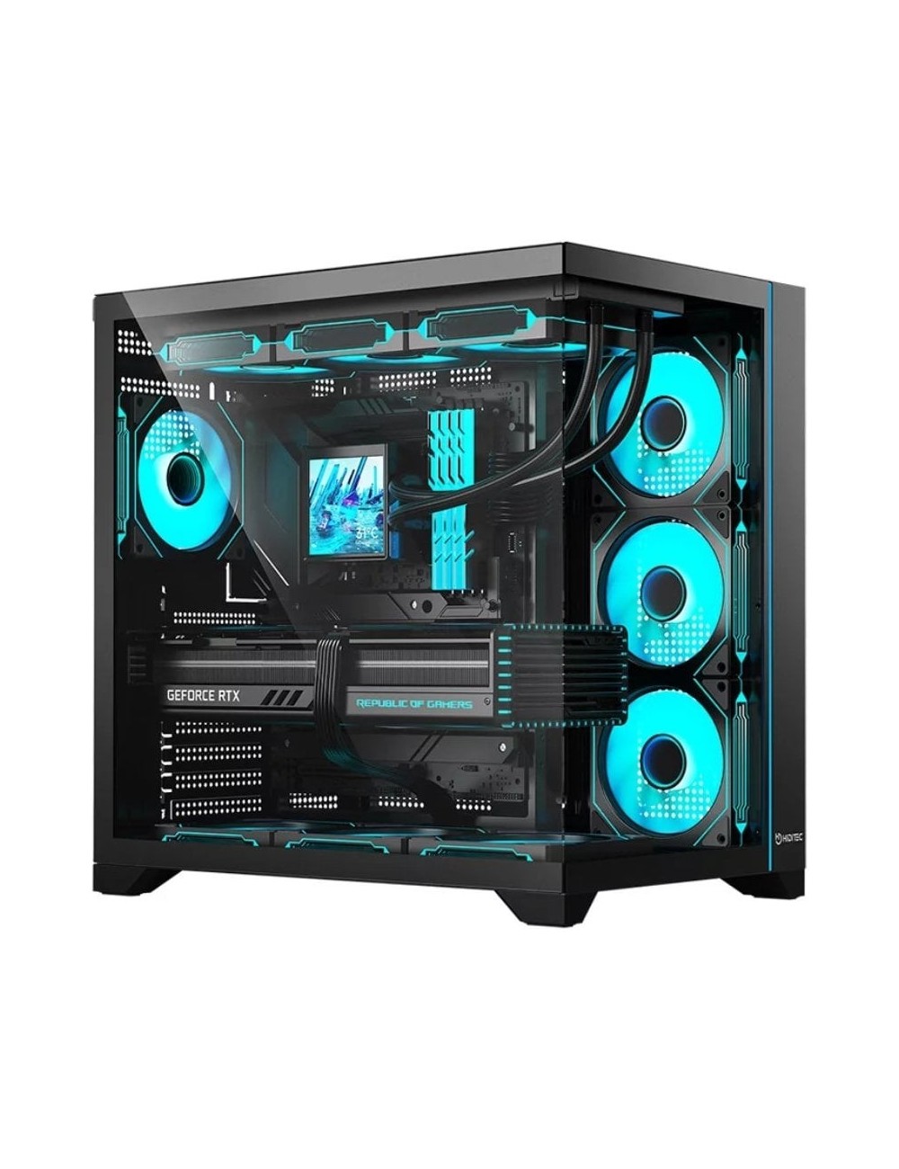 Caja Gaming Semitorre Hiditec H3 Pro