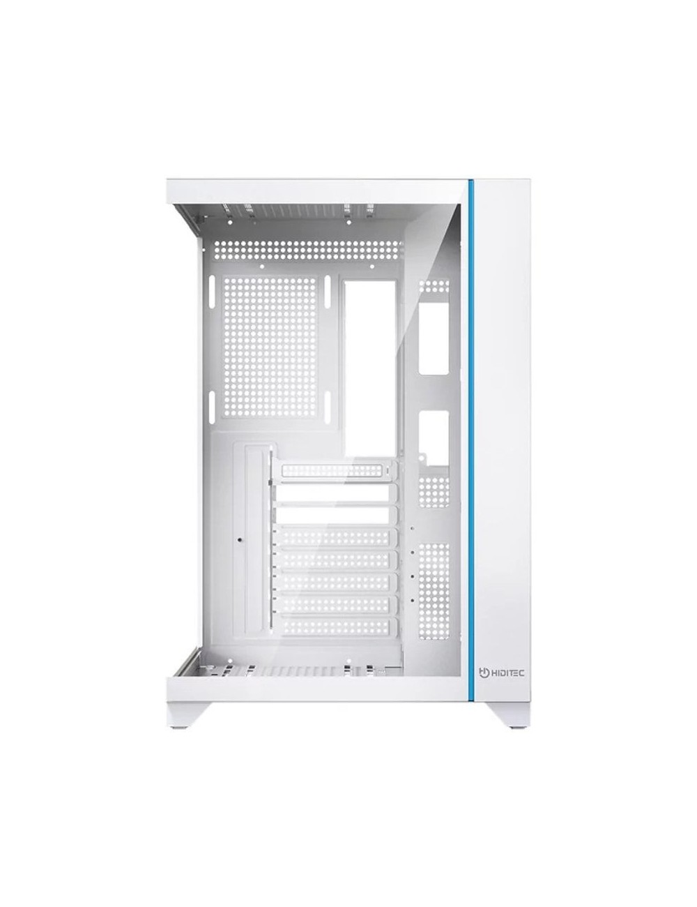 Caja Gaming Semitorre Hiditec H3 Pro// Blanca
