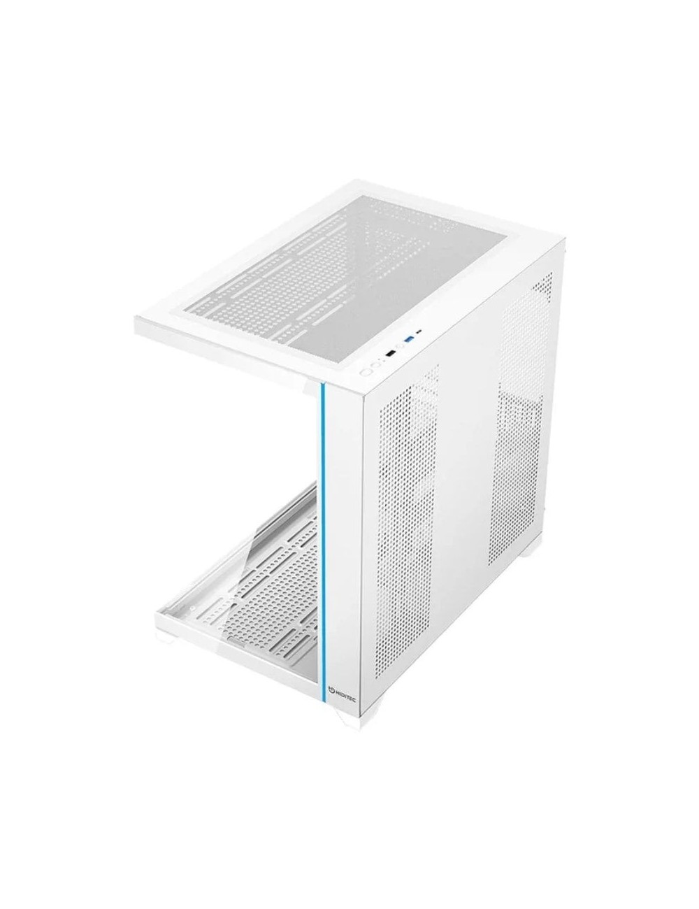 Caja Gaming Semitorre Hiditec H3 Pro// Blanca