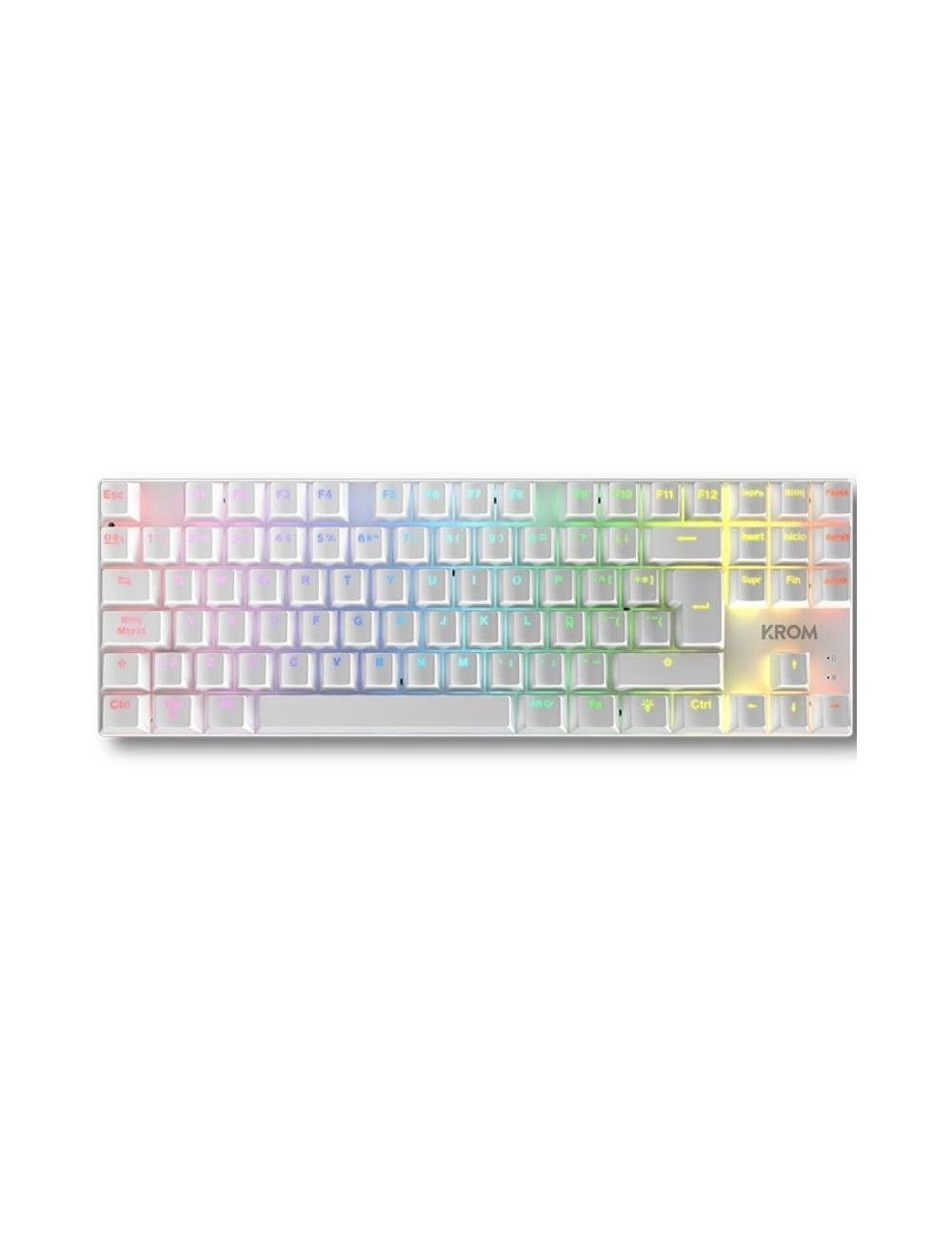 Pack Gaming Krom Klass/ Teclado RGB + Ratón Óptico RGB + Alfombrilla + Auriculares RGB