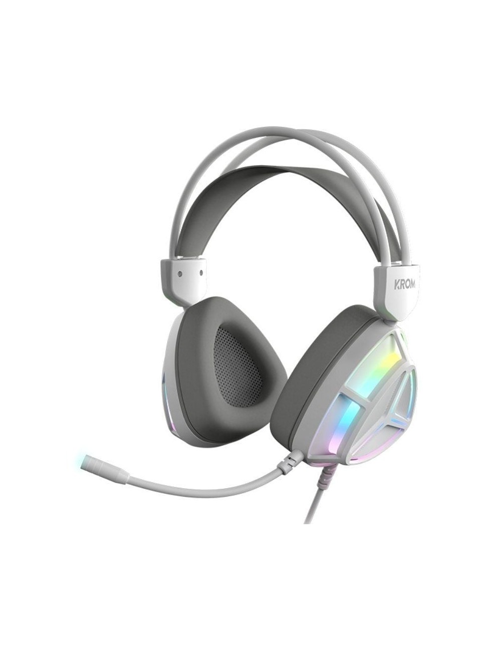Pack Gaming Krom Klass/ Teclado RGB + Ratón Óptico RGB + Alfombrilla + Auriculares RGB