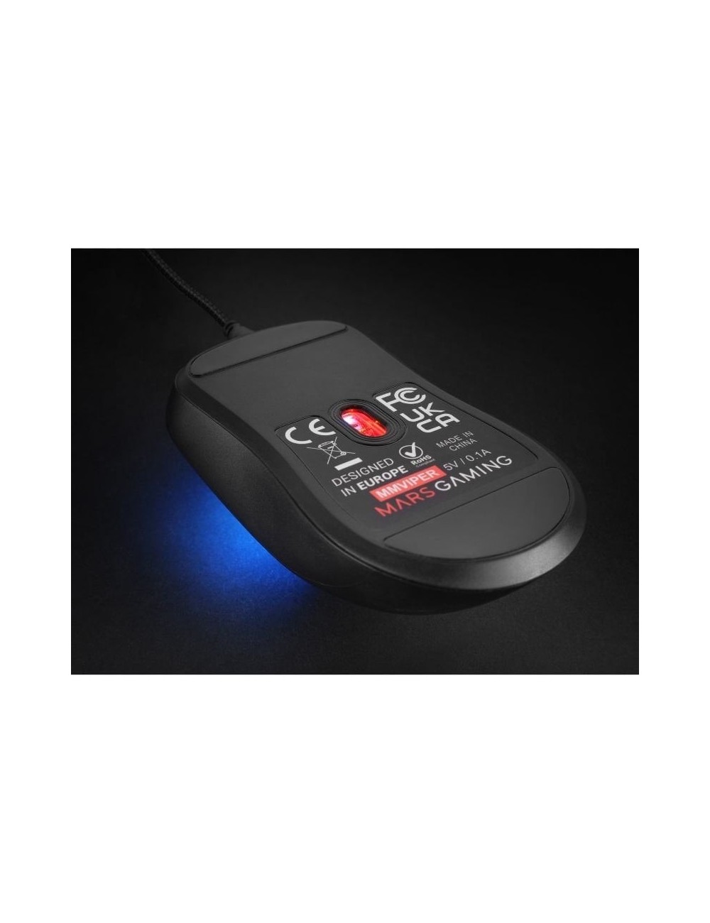 Ratón Gaming Mars Gaming MM-Viper/ Hasta 12800 DPI