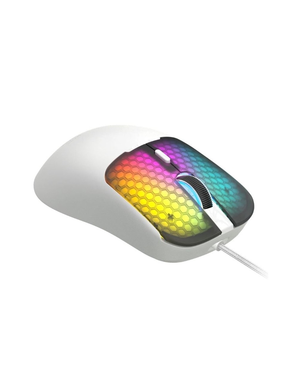Ratón Gaming Mars Gaming MM-Viper/ Hasta 12800 DPI/ Blanco