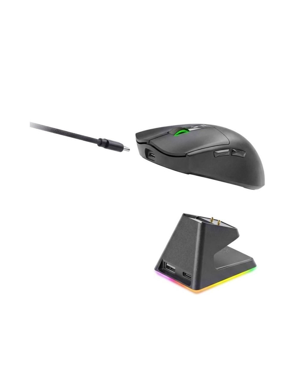 Ratón Gaming Mars Gaming MMW-Elite/ Batería Recargable/ Hasta 20000 DPI