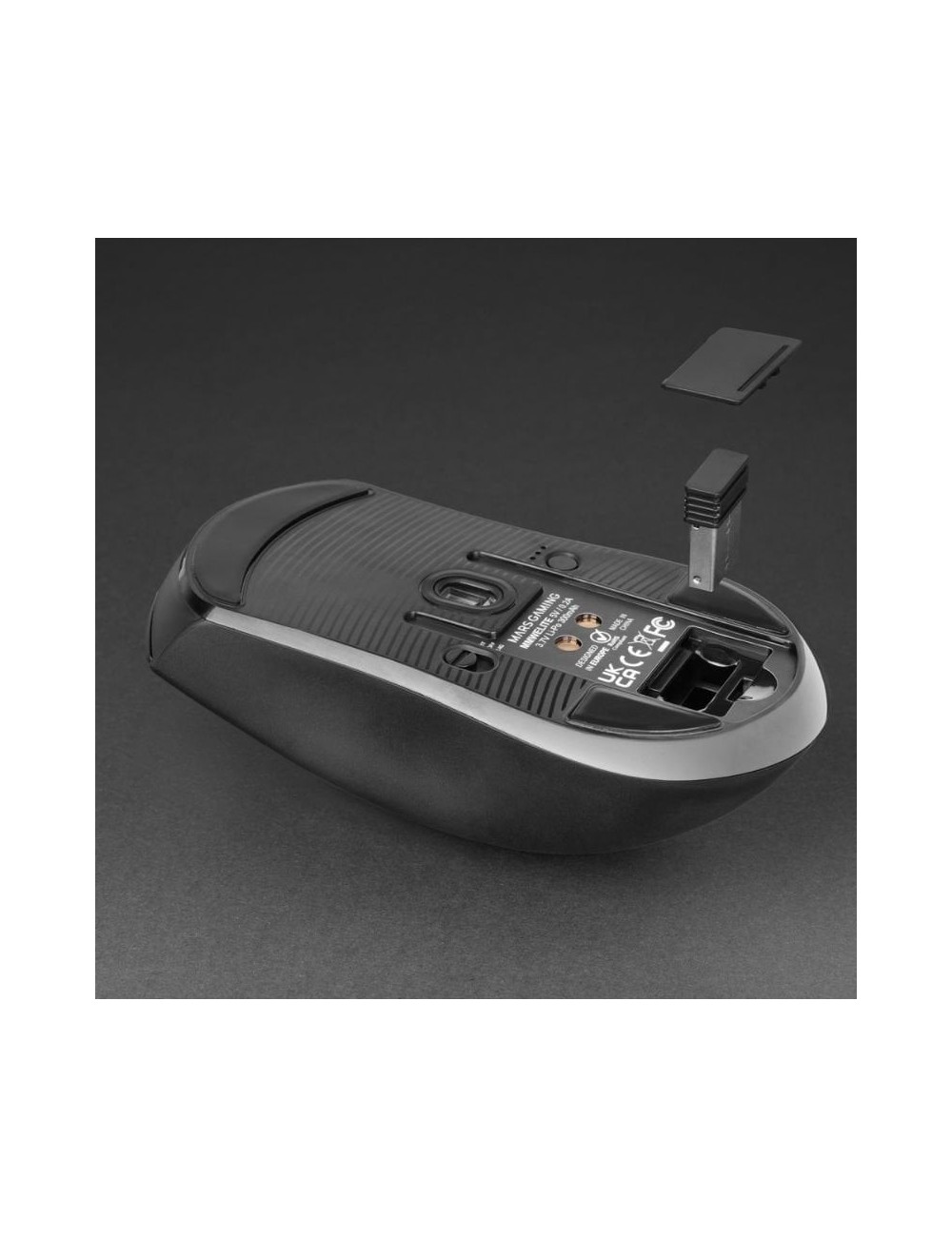 Ratón Gaming Mars Gaming MMW-Elite/ Batería Recargable/ Hasta 20000 DPI