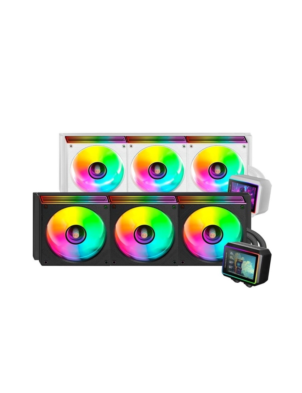 Sistema de Refrigeración Líquida Mars Gaming ML-VISIONII360/ Negro