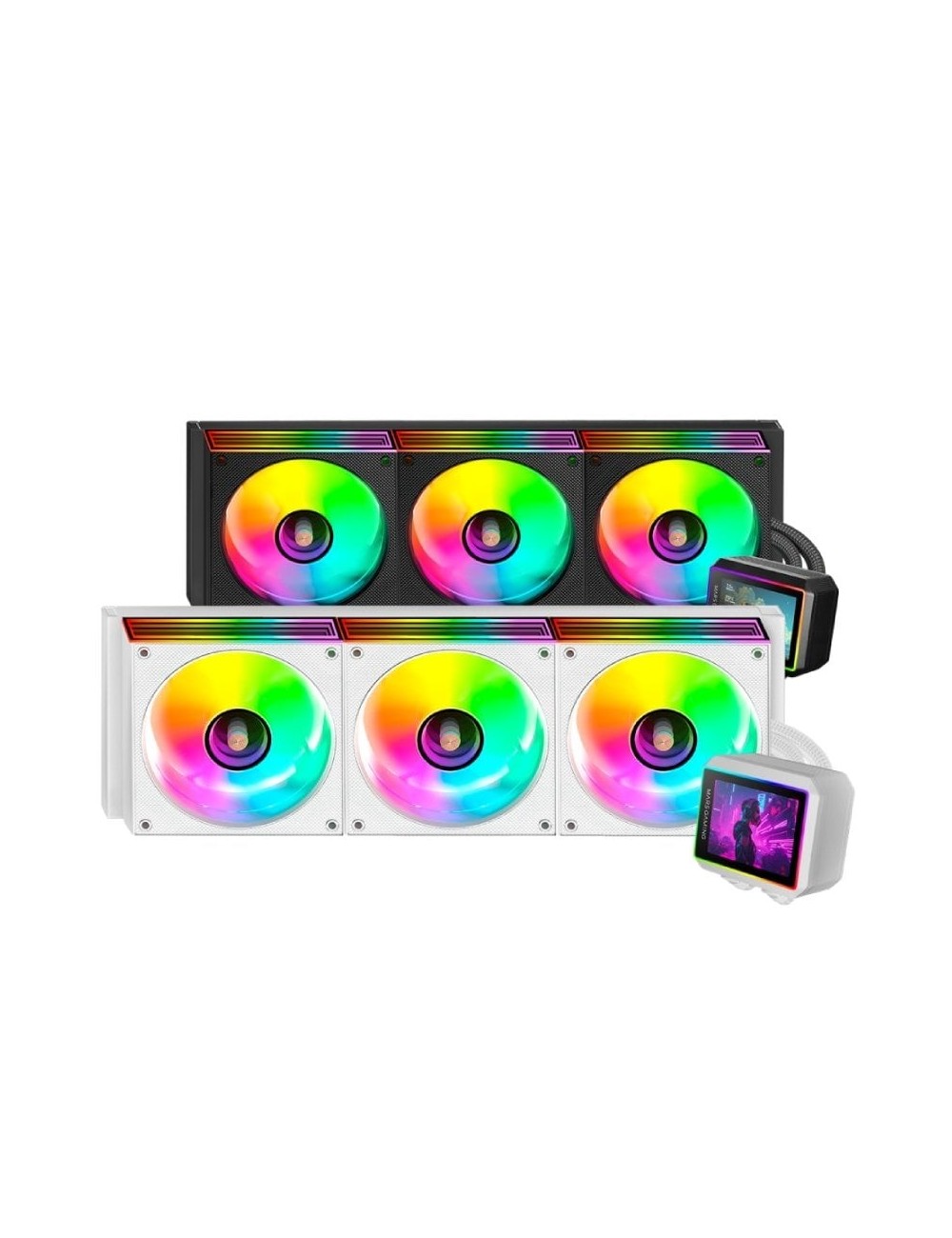 Sistema de Refrigeración Líquida Mars Gaming ML-VISIONII360/ Blanco