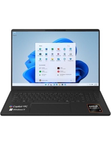 Portátil LG Gram 16U55U-G.AU75BN Ryzen AI 7 445/ 16GB/ 512GB SSD/ 16'/ Win11