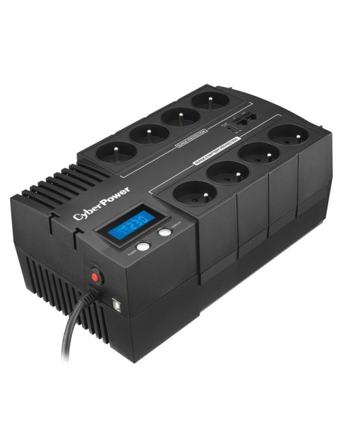 SAI Línea Interactiva Cyberpower BR700ELCD/ 700VA-420W/ 8 Salidas/ Formato Bloque