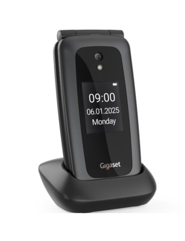 Teléfono Móvil Gigaset GL795 para Personas Mayores/ 4G/ Negro