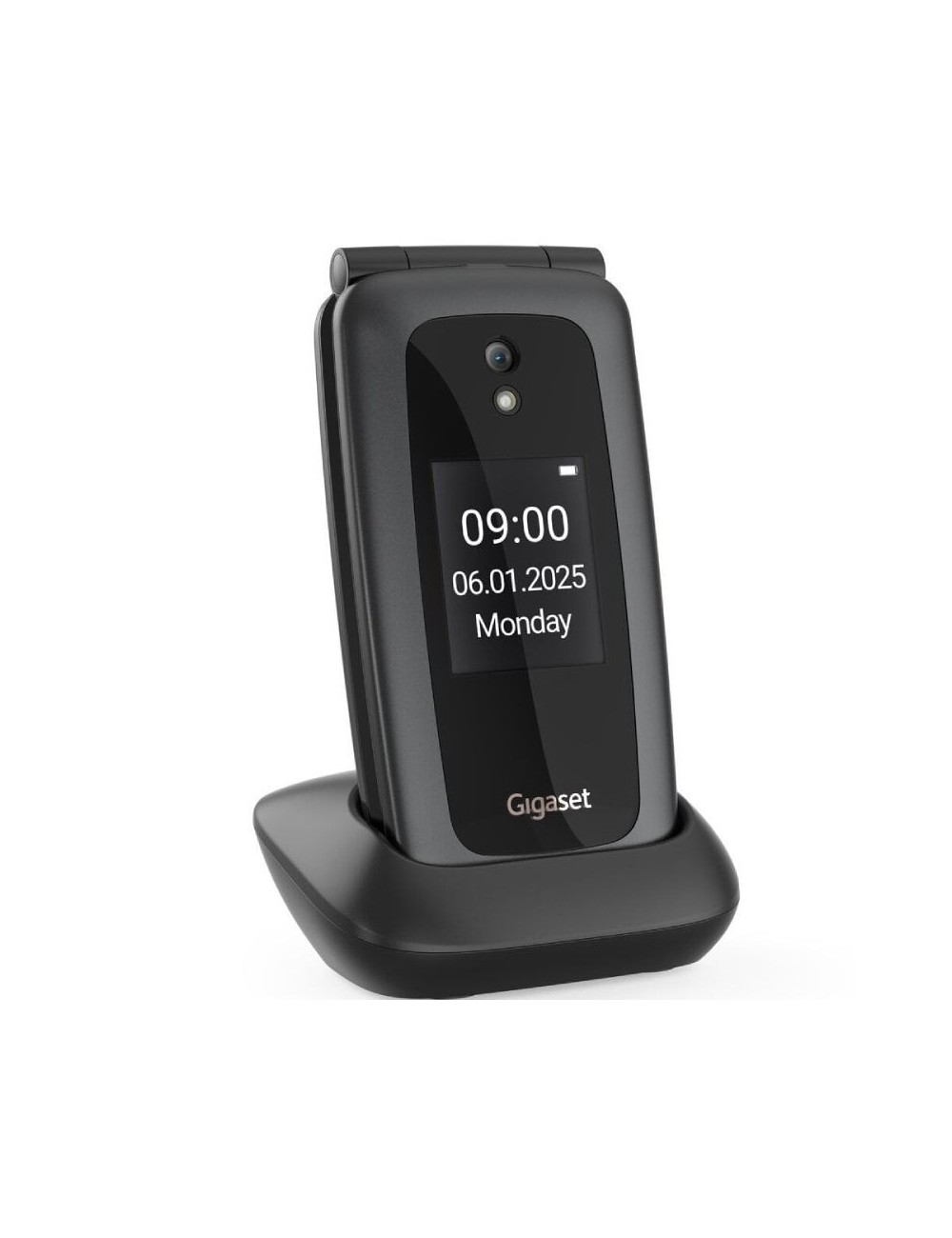 Teléfono Móvil Gigaset GL795 para Personas Mayores/ 4G/ Negro