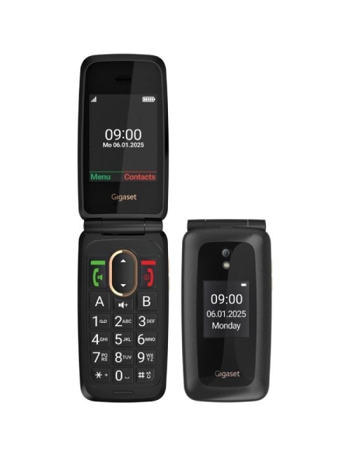 Teléfono Móvil Gigaset GL795 para Personas Mayores/ 4G/ Negro