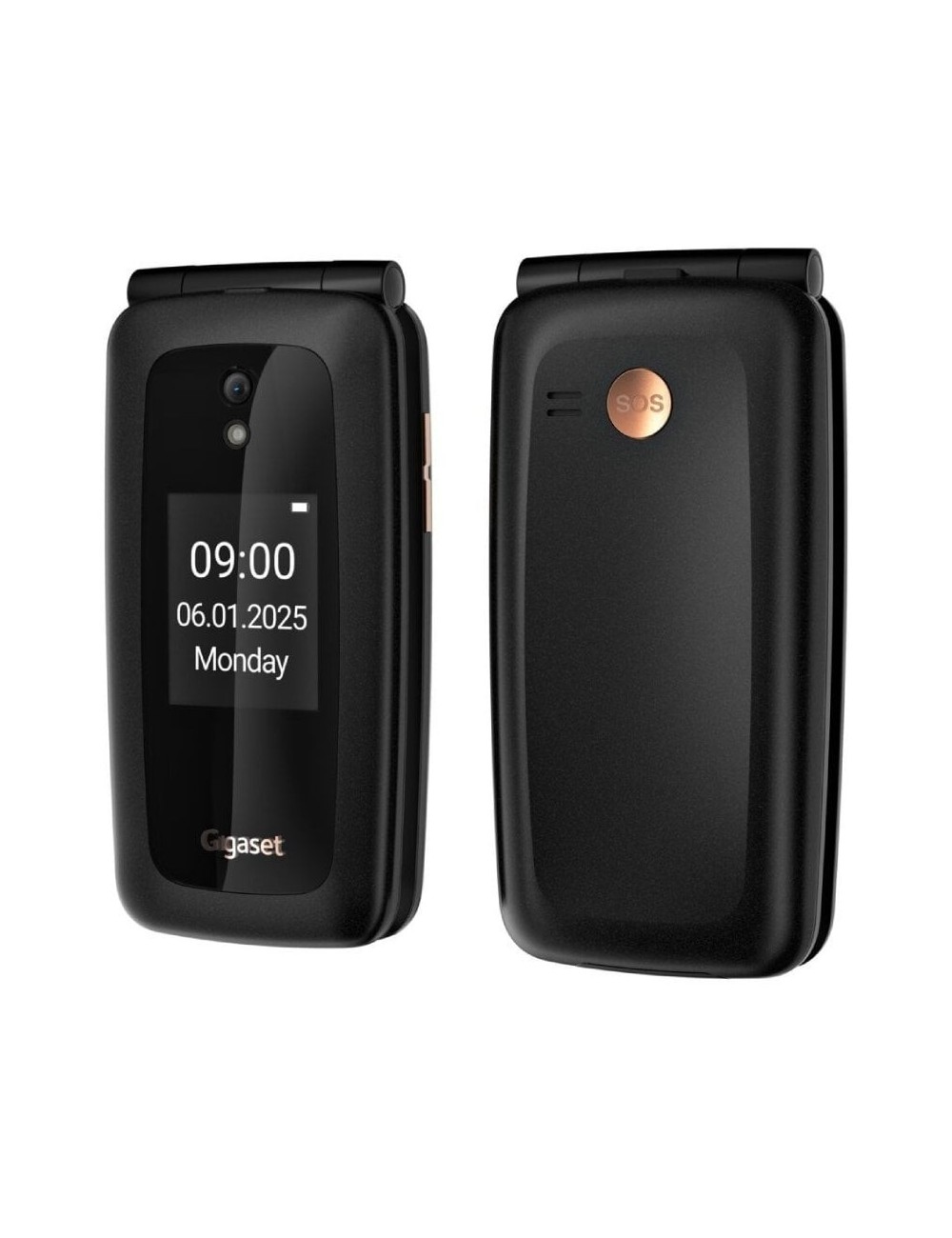 Teléfono Móvil Gigaset GL795 para Personas Mayores/ 4G/ Negro