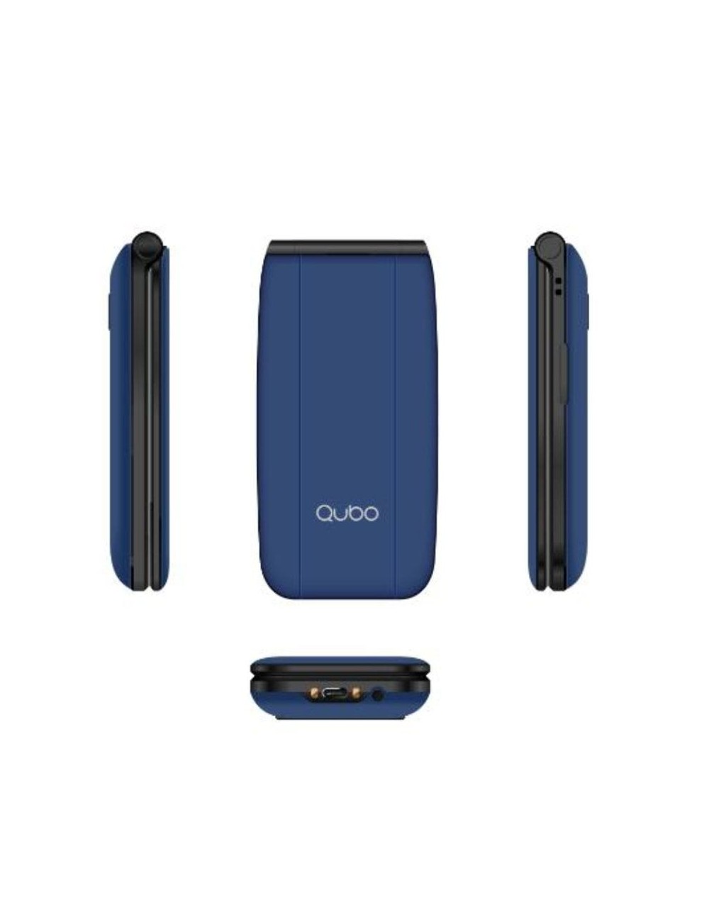 Teléfono Móvil Qubo NEONW-BL 4G para Personas Mayores/ Azul