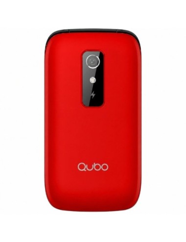Teléfono Móvil Qubo P-220RD 4G para Personas Mayores/ Rojo