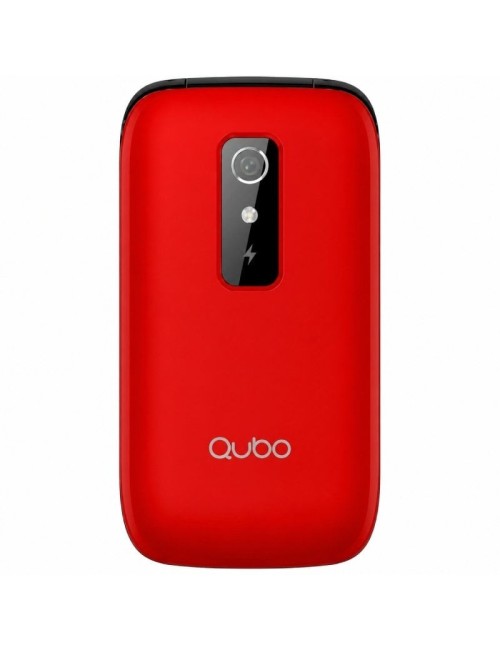 Teléfono Móvil Qubo P-220RD 4G para Personas Mayores/ Rojo