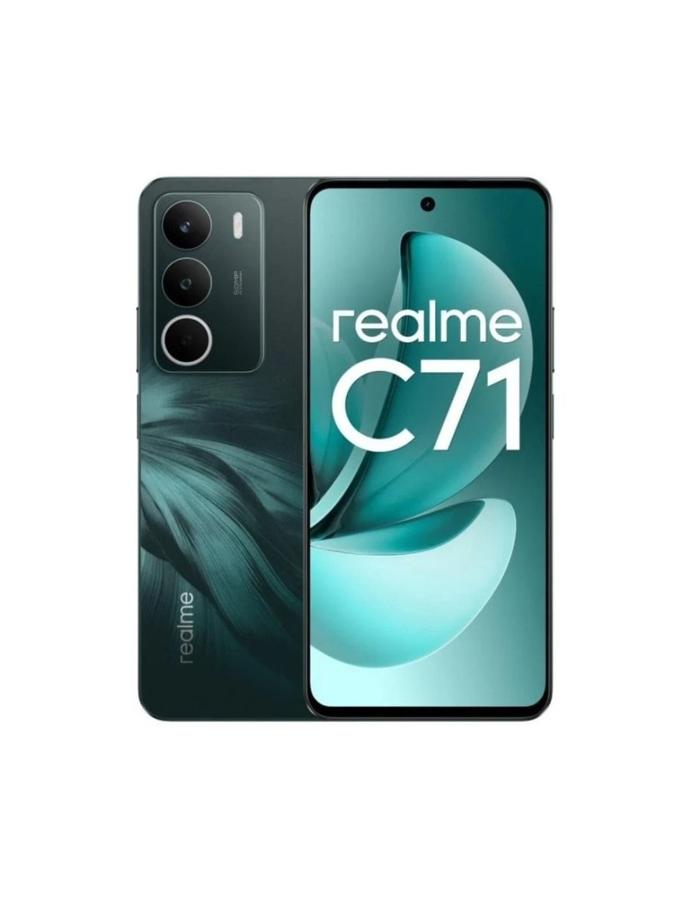 Smartphone Realme C71 4GB/ 256GB/ 6.67'/ Verde Oscuro
