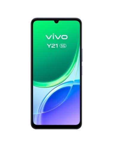 Smartphone Vivo Y21 4GB/ 256GB/ 6.74'/ 5G/ Negro/ Incluye Cargador + Auriculares