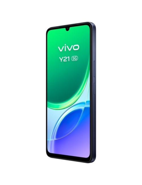 Smartphone Vivo Y21 4GB/ 256GB/ 6.74'/ 5G/ Negro/ Incluye Cargador + Auriculares