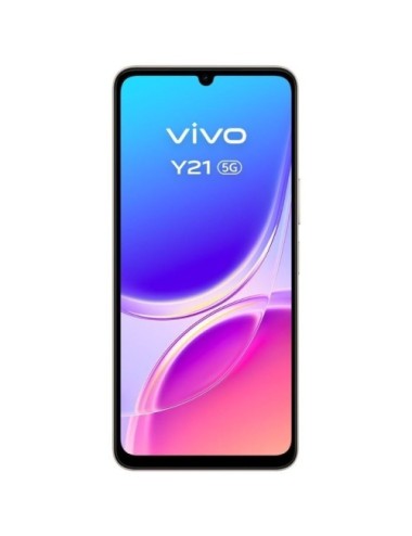 Smartphone Vivo Y21 4GB/ 256GB/ 6.74'/ 5G/ Oro/ Incluye Cargador + Auriculares