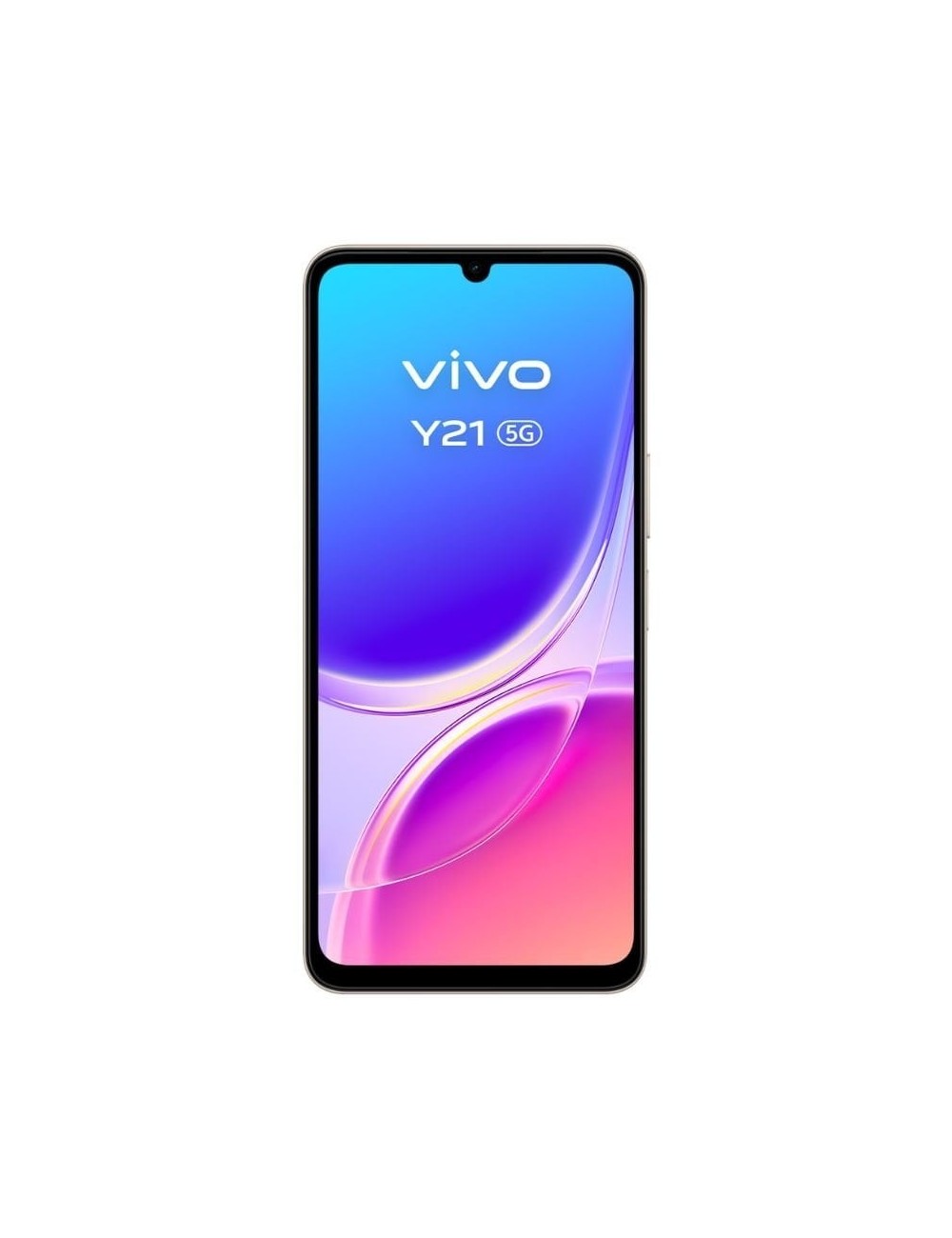 Smartphone Vivo Y21 4GB/ 256GB/ 6.74'/ 5G/ Oro/ Incluye Cargador + Auriculares