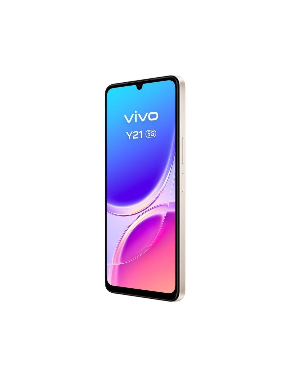 Smartphone Vivo Y21 4GB/ 256GB/ 6.74'/ 5G/ Oro/ Incluye Cargador + Auriculares