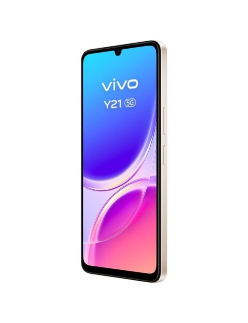 Smartphone Vivo Y21 4GB/ 256GB/ 6.74'/ 5G/ Oro/ Incluye Cargador + Auriculares