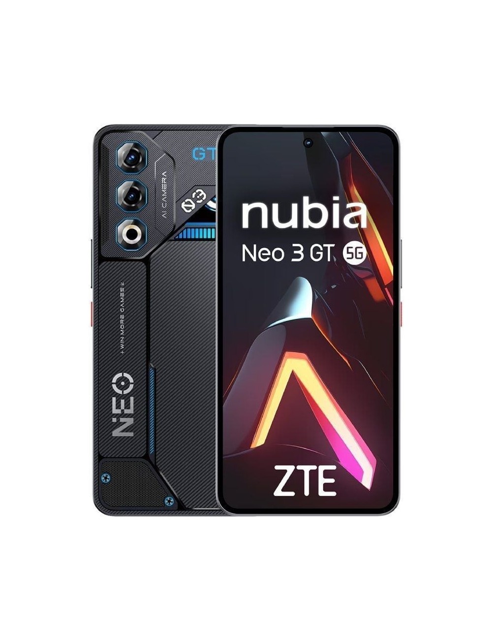 Smartphone ZTE Nubia Neo 3 GT 12GB/ 256GB/ 6.8'/ Negro