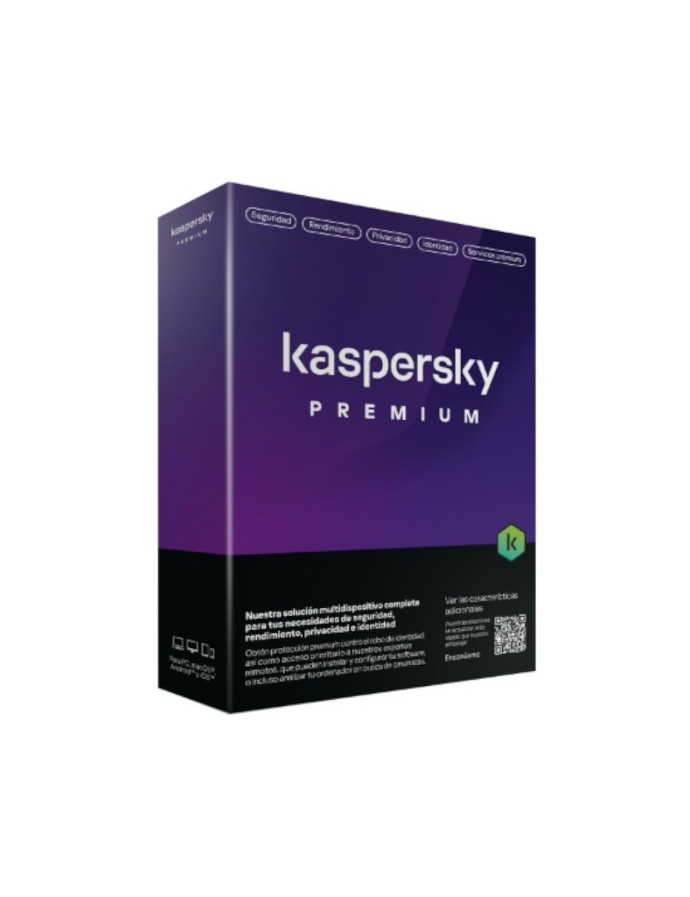 Antivirus Kaspersky Premium/ 3 Dispositivos/ 1 Año