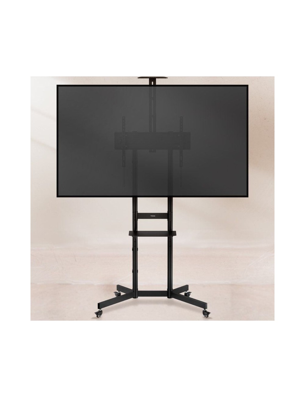 Soporte de Suelo Inclinable con Ruedas TooQ NEFERTITI FS1151M-B para TV de 37-70'/ hasta 70kg