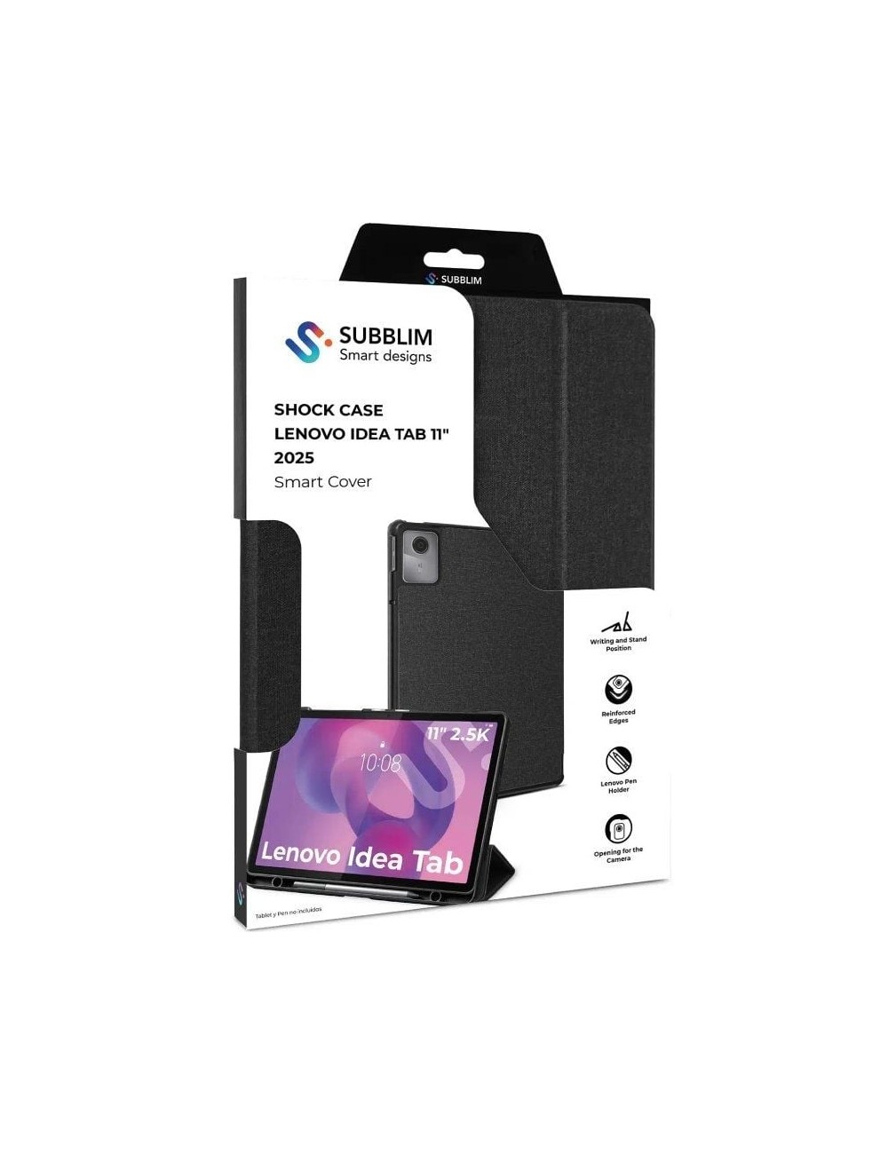 Funda Subblim Shock Case Lenovo Idea Tab 11' 2025/ Negra