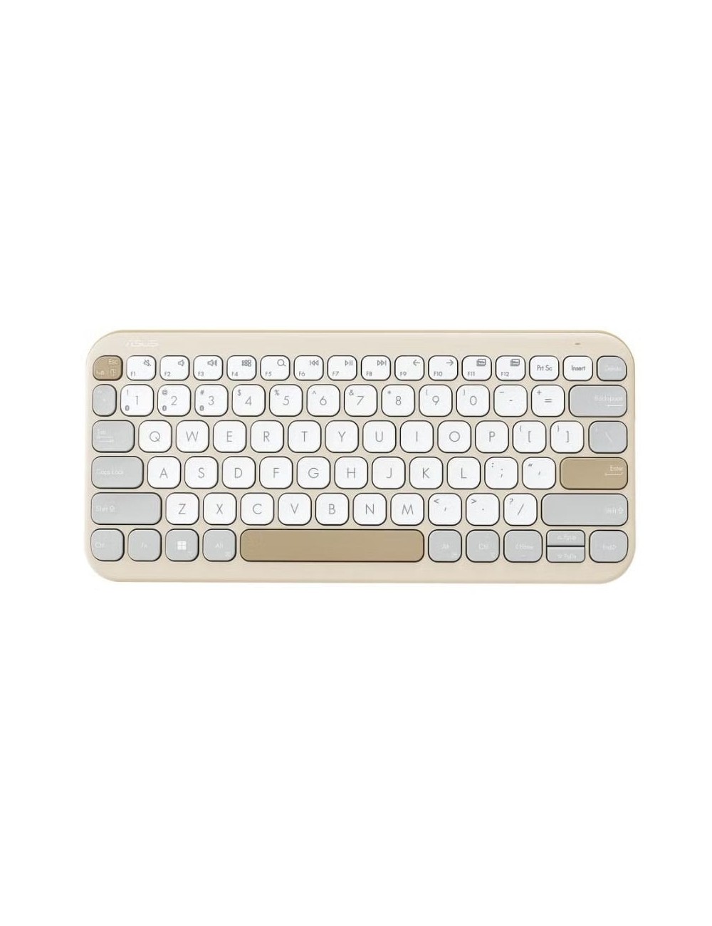 Teclado Inalámbrico Asus Marshmallow KW100/ Beige