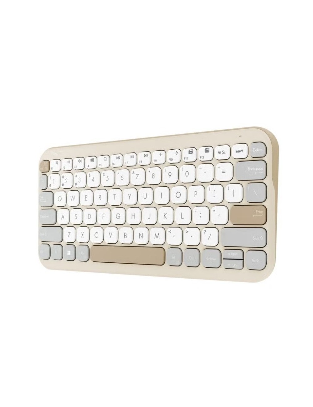 Teclado Inalámbrico Asus Marshmallow KW100/ Beige