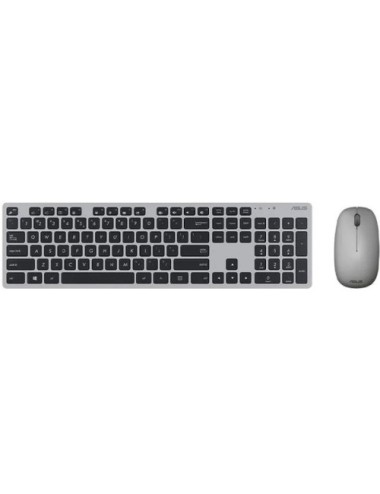 Teclado y Ratón Inalámbricos Asus W5000 Wireless/ Gris