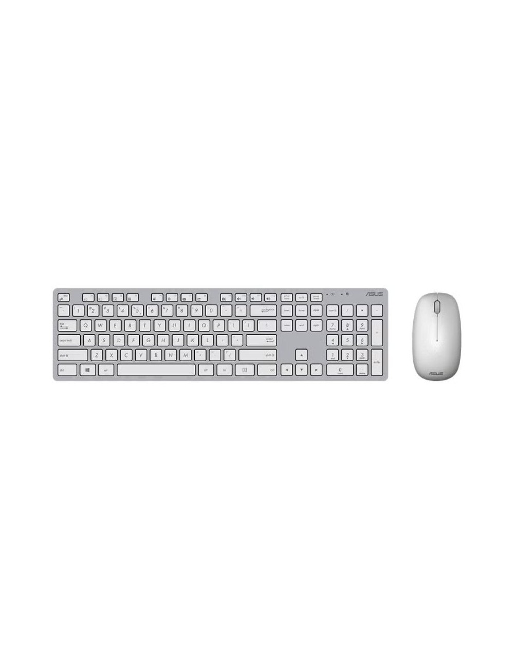 Teclado y Ratón Inalámbricos Asus W5000 Wireless/ Blanco