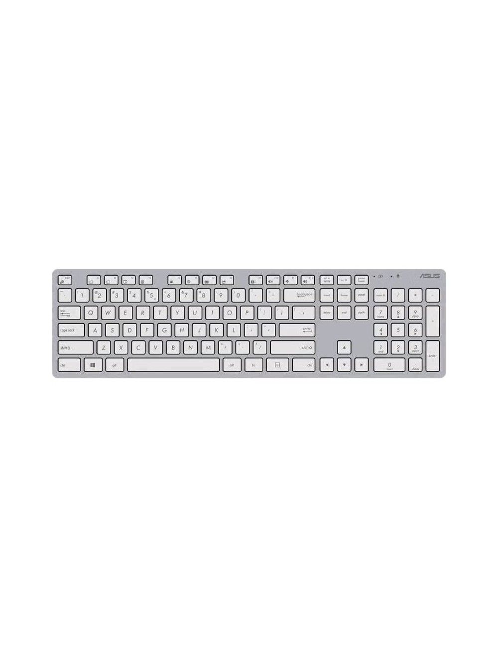 Teclado y Ratón Inalámbricos Asus W5000 Wireless/ Blanco