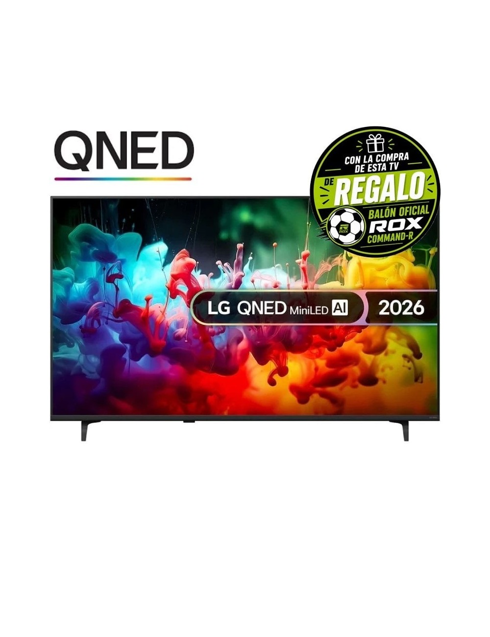 Televisor LG QNED evo AI QNED72 Mini LED 55QNED72B6B 55'/ Ultra HD 4K/ Smart TV/ WiFi