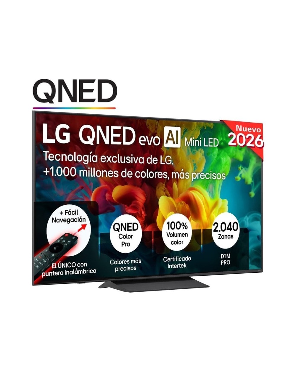 Televisor LG QNED 55QNED83B6A 55'/ Ultra HD 4K/ Smart TV/ WiFi