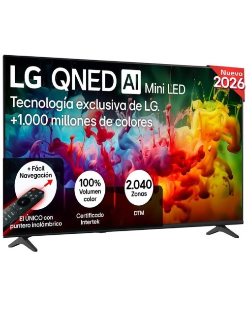 Televisor LG QNED evo AI QNED72 Mini LED 65QNED72B6B 65'/ Ultra HD 4K/ Smart TV/ WiFi