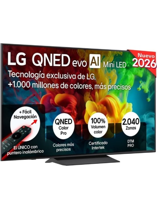 Televisor LG QNED evo AI QNED8EB Mini LED 65QNED83B6A 65'/ Ultra HD 4K/ Smart TV/ WiFi