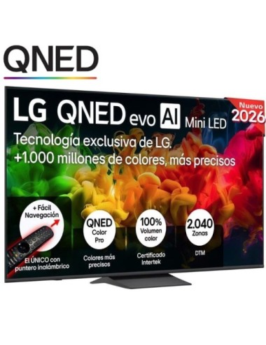 Televisor LG QNED evo AI QNED8EB Mini LED 75QNED8EB3A 75'/ Ultra HD 4K/ Smart TV/ WiFi