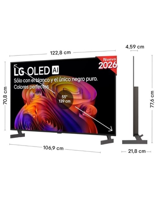 Televisor LG OLED AI B6 OLED55B6ELC 55'/ Ultra HD 4K/ Smart TV/ WiFi